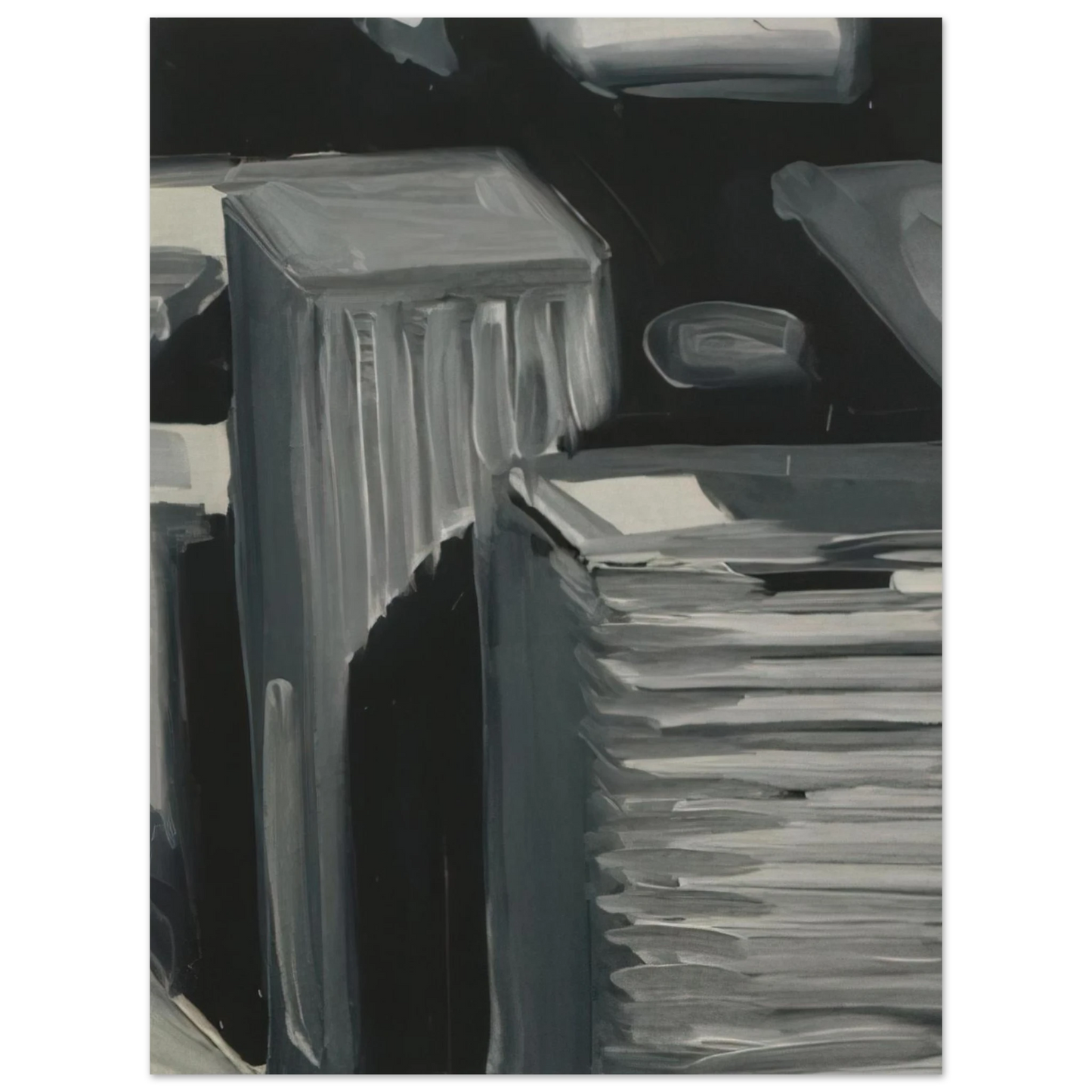 Gerhard Richter - TOWNSCAPE 1968 5 Fine Art Poster - Default Title