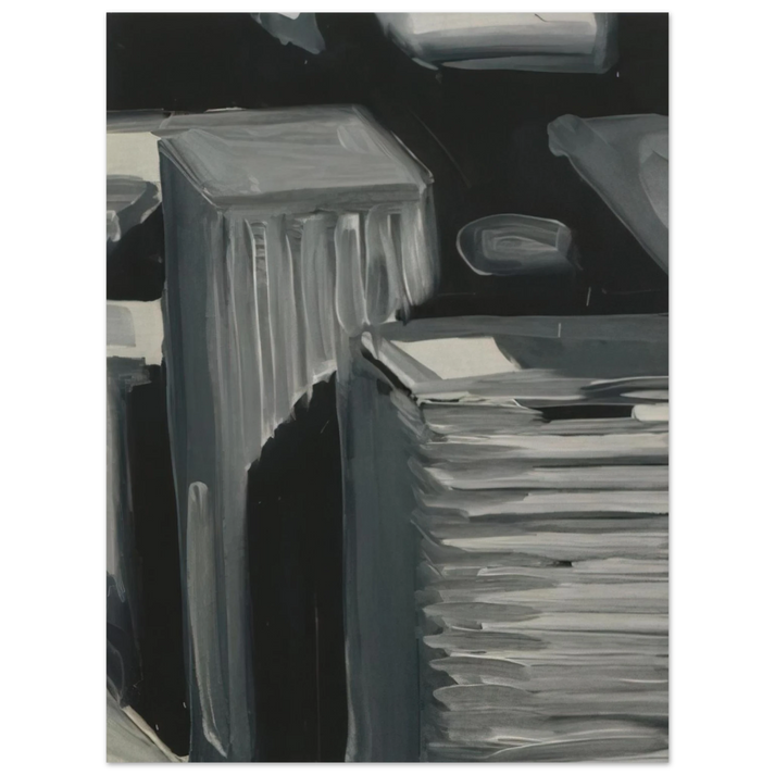 Gerhard Richter - TOWNSCAPE 1968 5 75x100 cm / 30x40inches Fine Art Poster