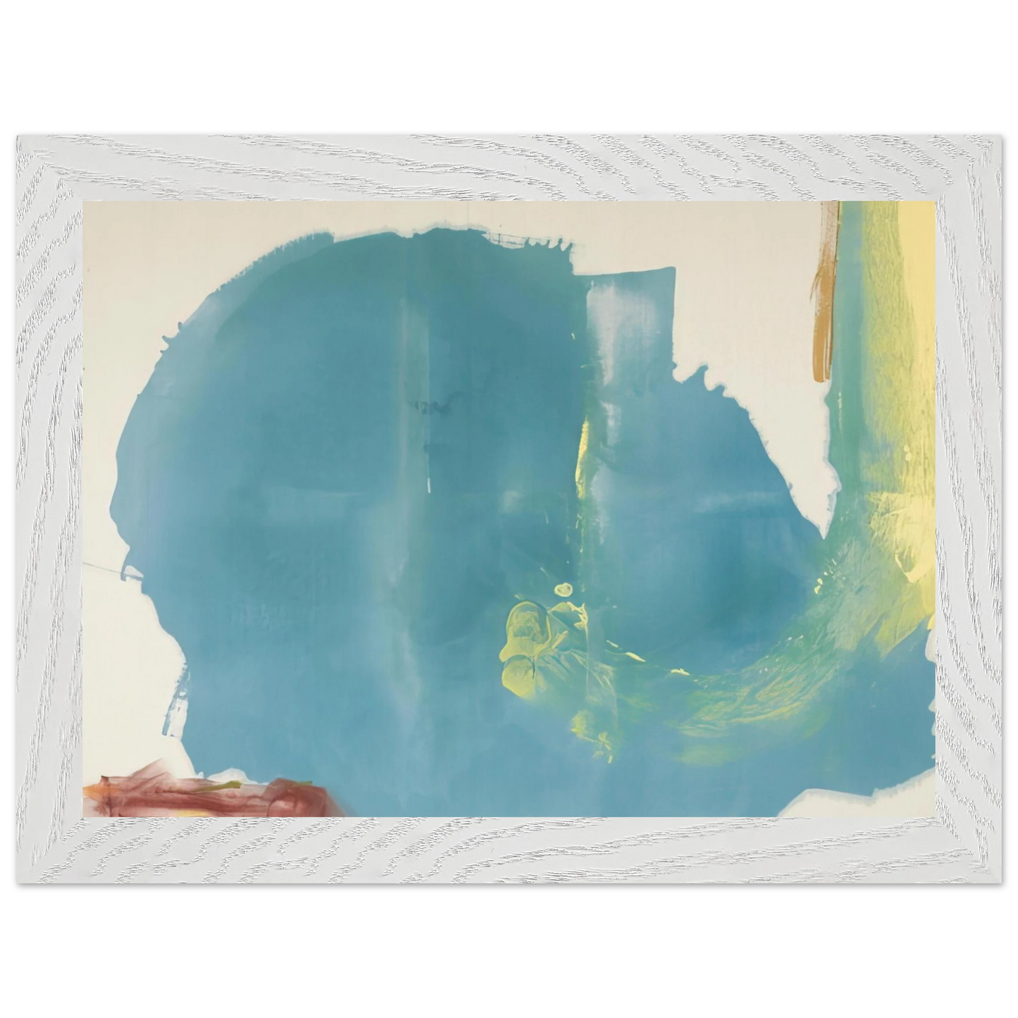 Helen Frankenthaler - Where Necessary - 1977 Wall art - 45x60 cm / 18x24 inches - Premium Wooden Framed Poster With Fine Art Paper - Wood frame