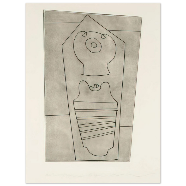 Ben Nicholson - Turkish form - 1967 75x100 cm / 30x40inches Fine Art Poster