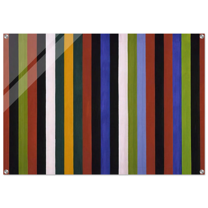 Hot Beat - 1964 - Gene Davis Acrylic Print - 70x100 cm / 28x40″ inches