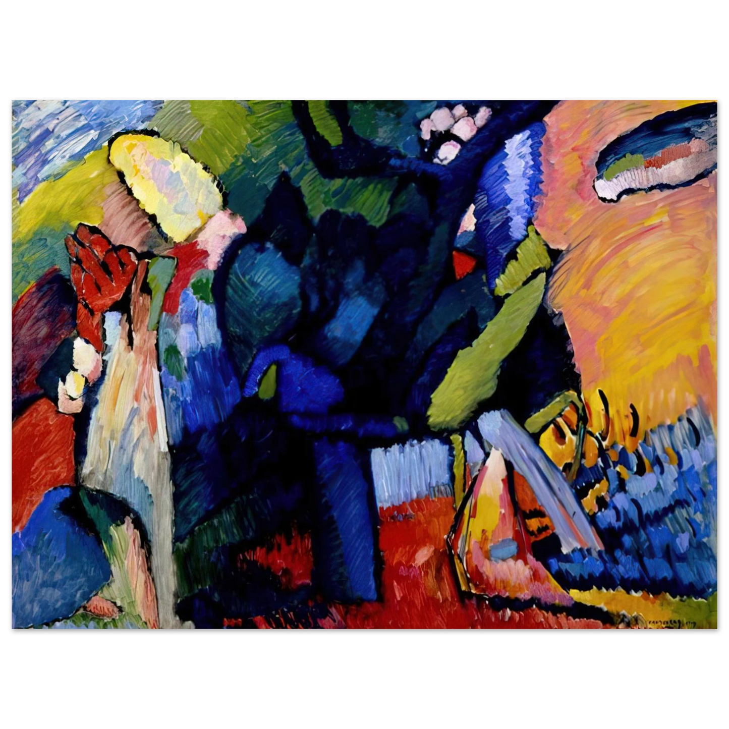 Wassily Kandinsky - IMPROVISATION 4 1909 Fine Art Poster - Default Title
