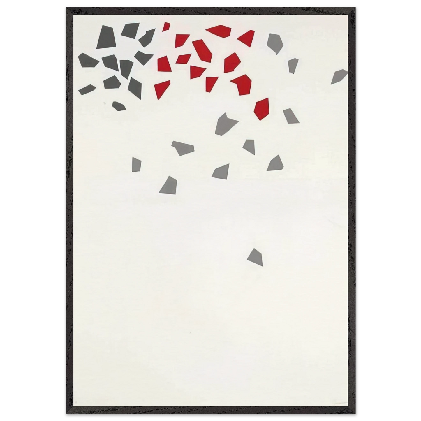 Untitled - 1968 N1 - Robert Goodnough 70x100 cm / 28x40 inches Framed Art Print – Black Wooden Frame