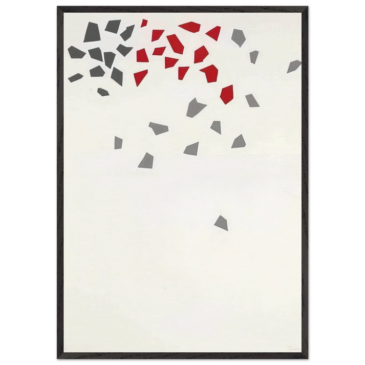 Untitled - 1968 N1 - Robert Goodnough 70x100 cm / 28x40 inches Framed Art Print – Black Wooden Frame