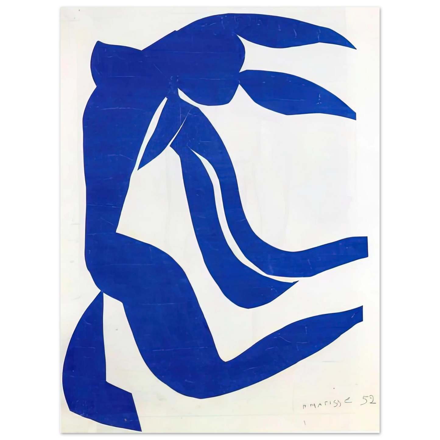 Henri Matisse - THE FLOWING HAIR 1952 Fine Art Poster - Default Title