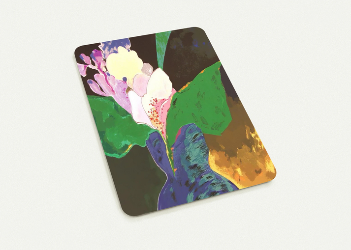 Blue Vase With Flowers - 2002 By Aldemir Martins Pack of 10 Post Cards | Aldemir Martins Post Cards | A6 (10.5 x 14.8 cm) - 4.1 x 5.8 inches