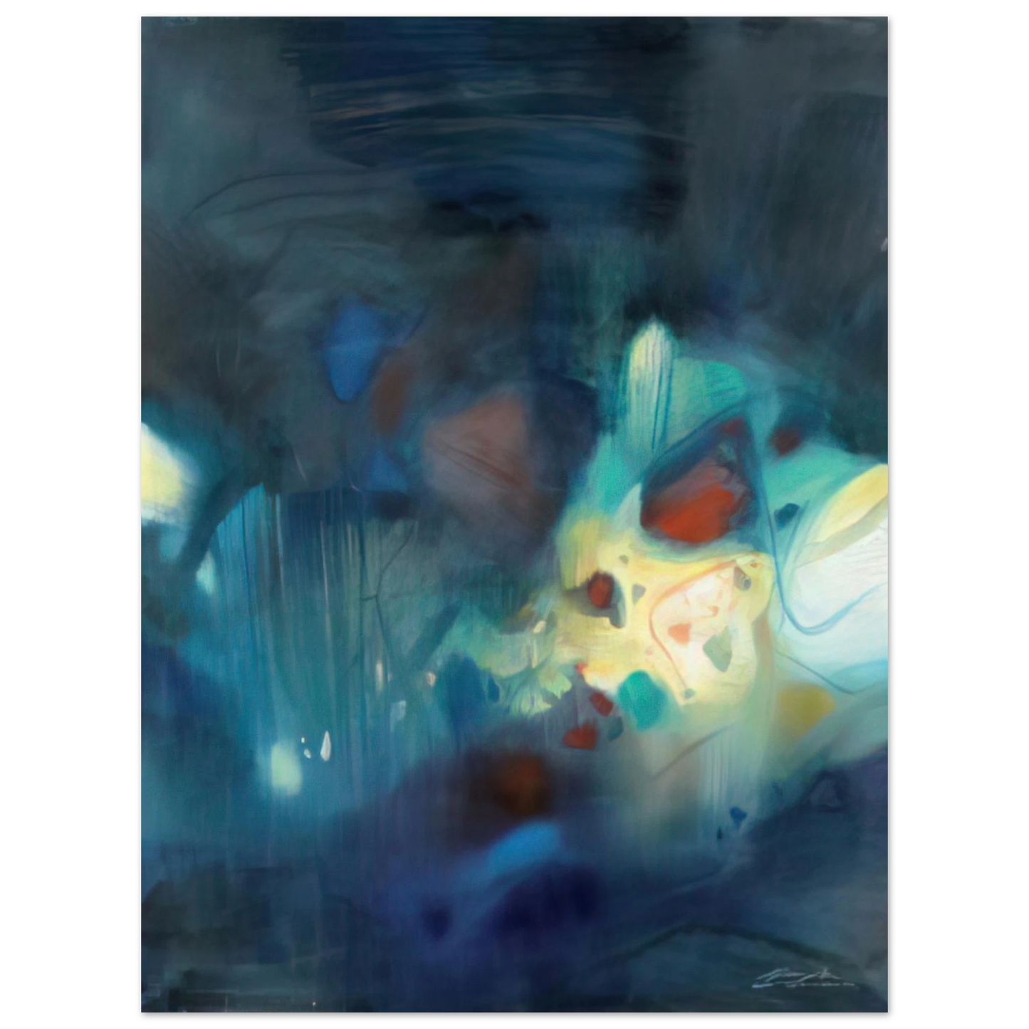 Chu teh Chun - CLAIR D OBSCURITE 1988 Fine Art Poster - Default Title