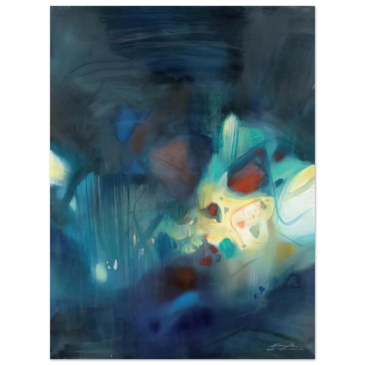 Chu teh Chun - CLAIR D OBSCURITE 1988 75x100 cm / 30x40inches Fine Art Poster