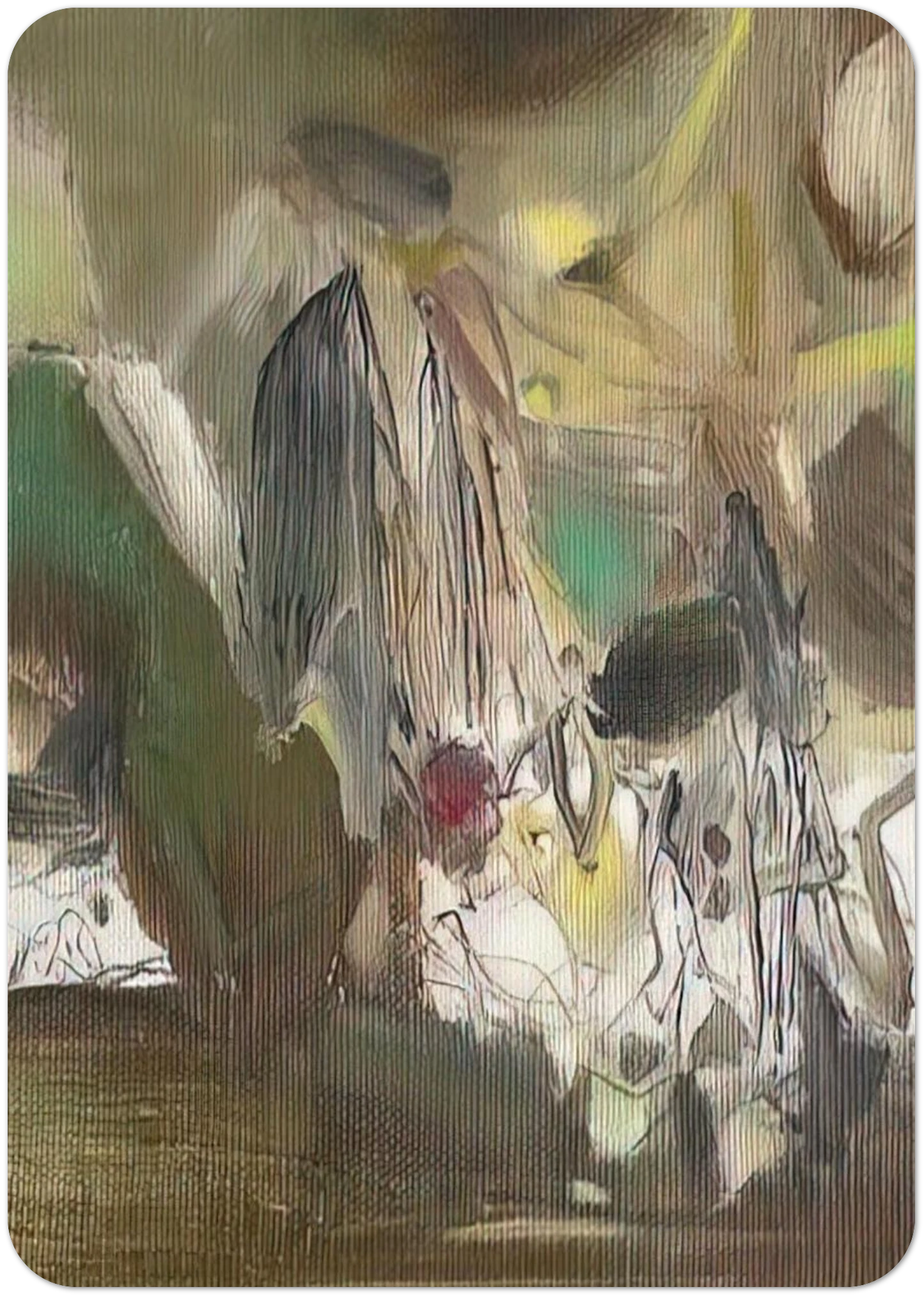 COMPOSITION 1977 By Chu teh Chun Pack of 10 Post Cards | Chu teh Chun Post Cards | A6 (10.5 x 14.8 cm) - 4.1 x 5.8 inches