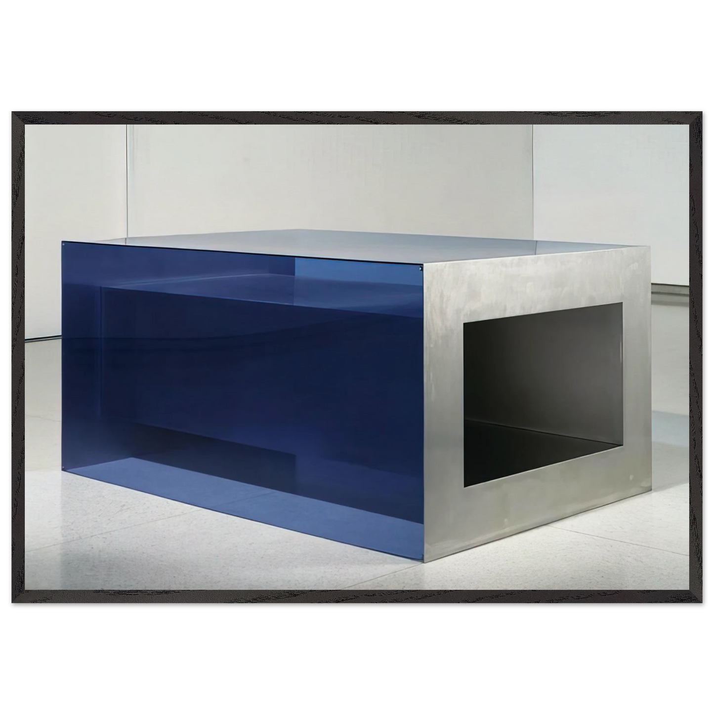 Untitled - 1968 N4 - Donald Judd Framed Art Print – Black Wooden Frame - Default Title - -Framed Art Print