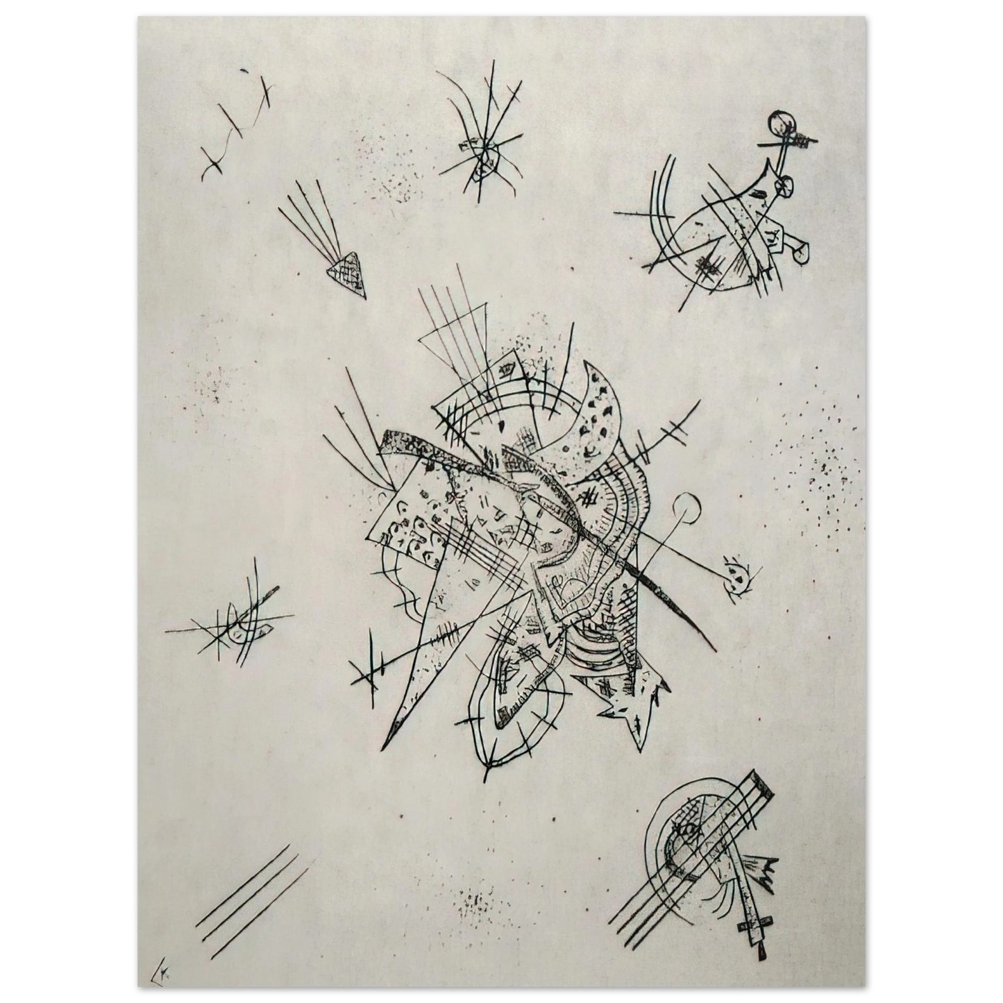 Wassily Kandinsky - SMALL WORLDS X 1922 Fine Art Poster - Default Title