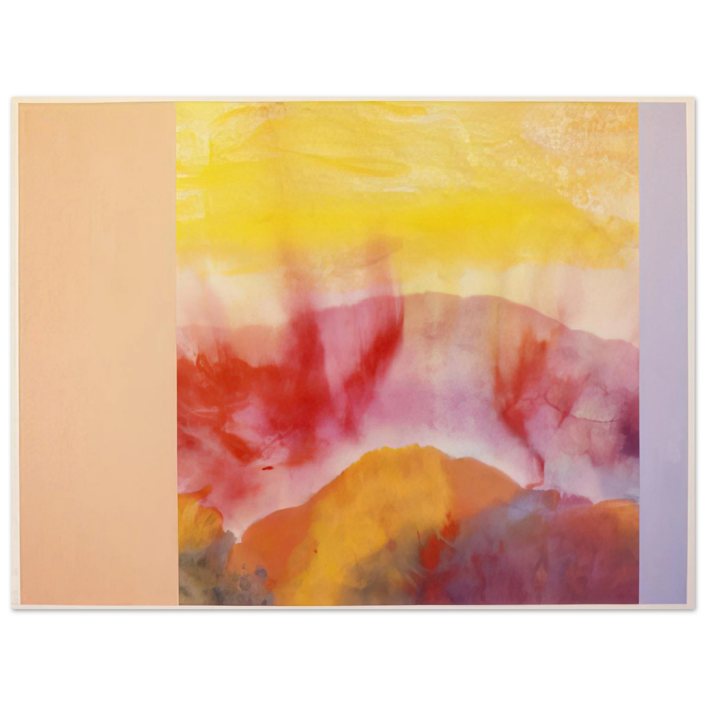 Ronnie Landfield - Mountain Morning - 1993 Fine Art Poster - Default Title