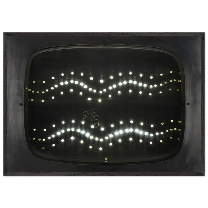 Televisor hidraulizado 1 - 1956 - Gyula Kosice 70x100 cm / 28x40 inches Framed Art Print – Black Wooden Frame