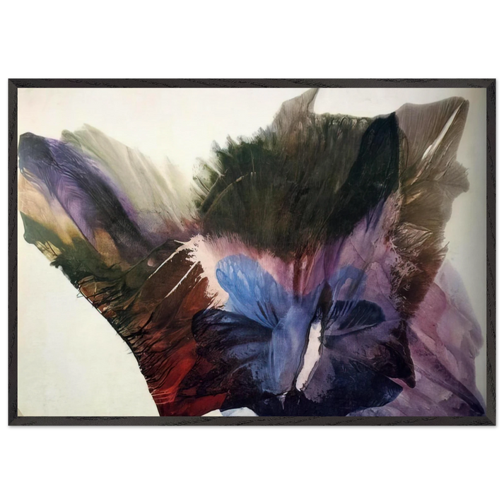 Phenomena Over the Cusp - Paul Jenkins 70x100 cm / 28x40 inches Framed Art Print – Black Wooden Frame