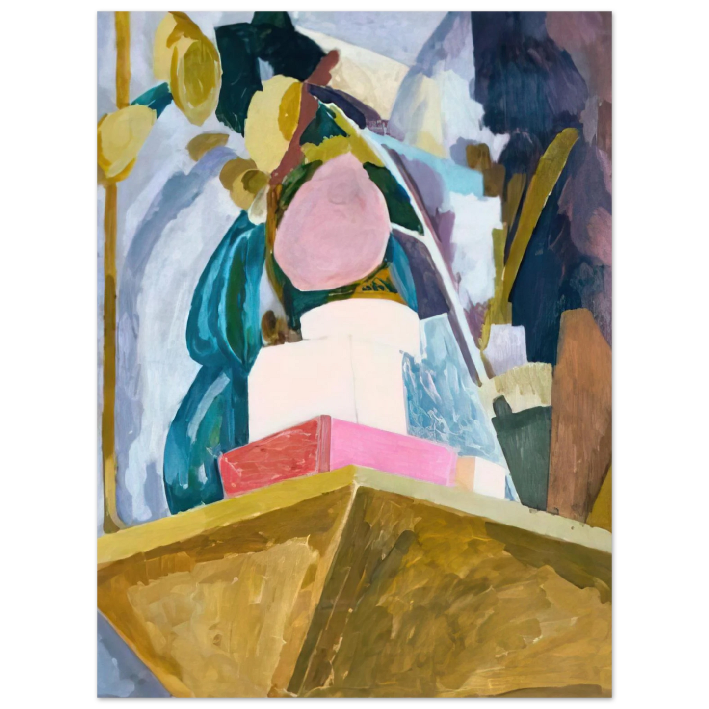 Vanessa Bell - STILL LIFE ON CORNER OF A MANTELPIECE 1914 Fine Art Poster - Default Title