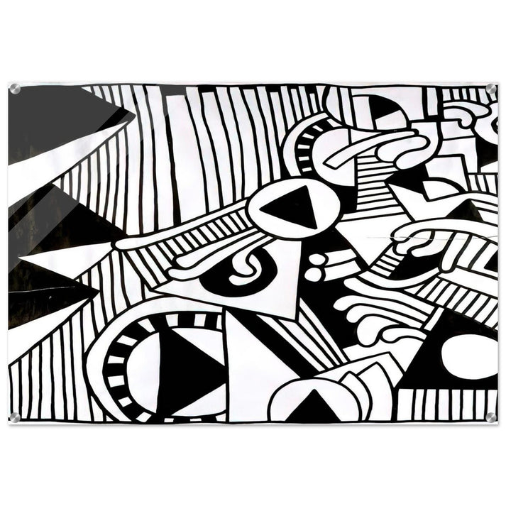 UNTITLED 1978 1 - Keith Haring Acrylic Print - 70x100 cm / 28x40″ inches