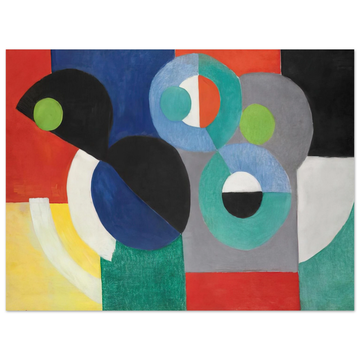 Sonia Delaunay - RYTHME COLORE 75x100 cm / 30x40inches Fine Art Poster
