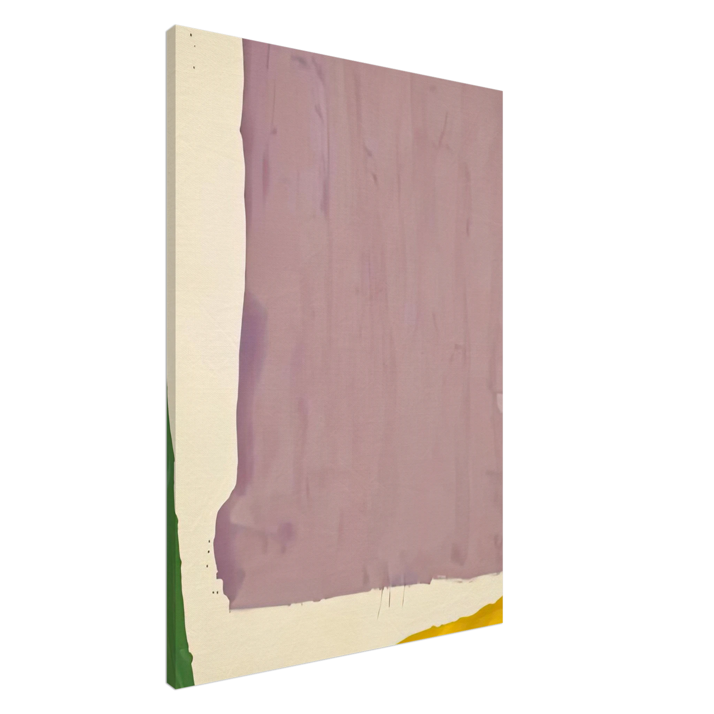 Helen Frankenthaler - Mauve District, 1966- Wall Art - 30x40 cm / 12x16 inches - Premium Wooden Framed Poster With Fine Art Paper-canvas - White frame