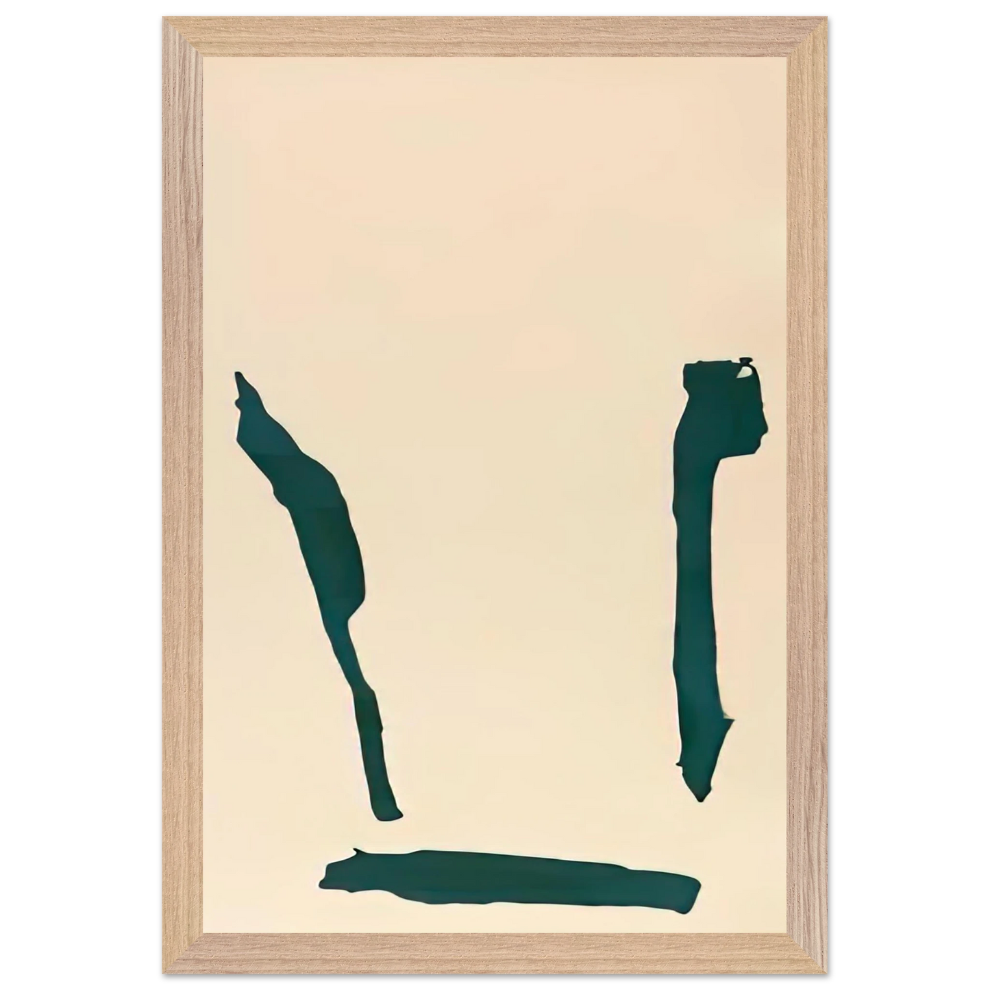 Helen Frankenthaler - Cloister, 1969- Wall Art - 60x80 cm / 24x32 inches - Premium Wooden Framed Poster With Fine Art Paper-canvas - Wood frame