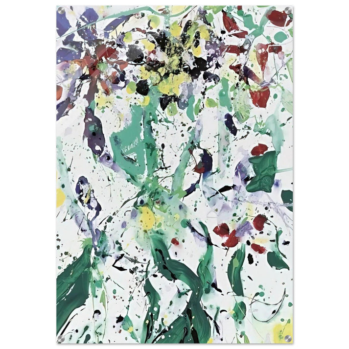 Bouquet - Sam Francis Acrylic Print - 70x100 cm / 28x40″ inches