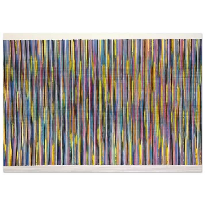 Joy Ride - 1981 - Gene Davis Brushed Aluminum Print - 70x100 cm / 28x40 inches | Gene Davis Aluminum Print | Gene Davis Prints