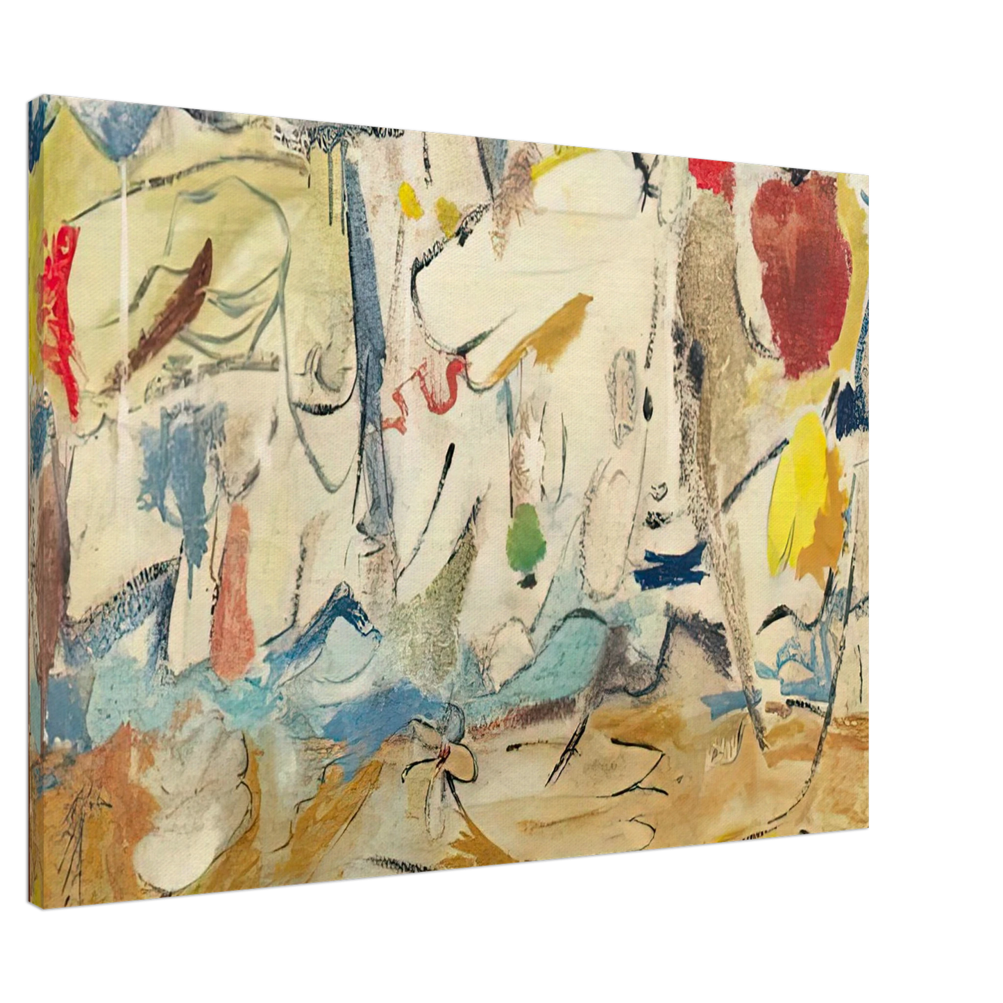 Helen Frankenthaler - Cloudscape, 1951- Wall Art - 28x40 inches / 70x70 cm - Canvas (Imperial) - -