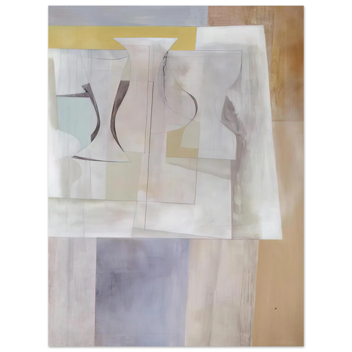 Ben Nicholson - Sept 8-54 Torcello - 1954 Fine Art Poster - Default Title