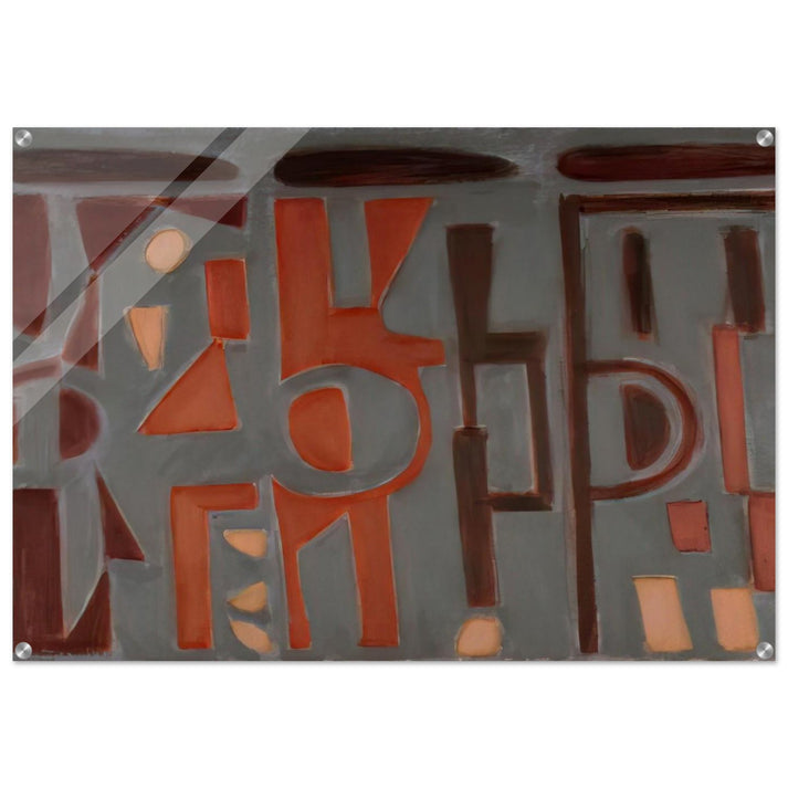 Conversation - 2009 United States - Will Barnet Acrylic Print - 70x100 cm / 28x40″ inches