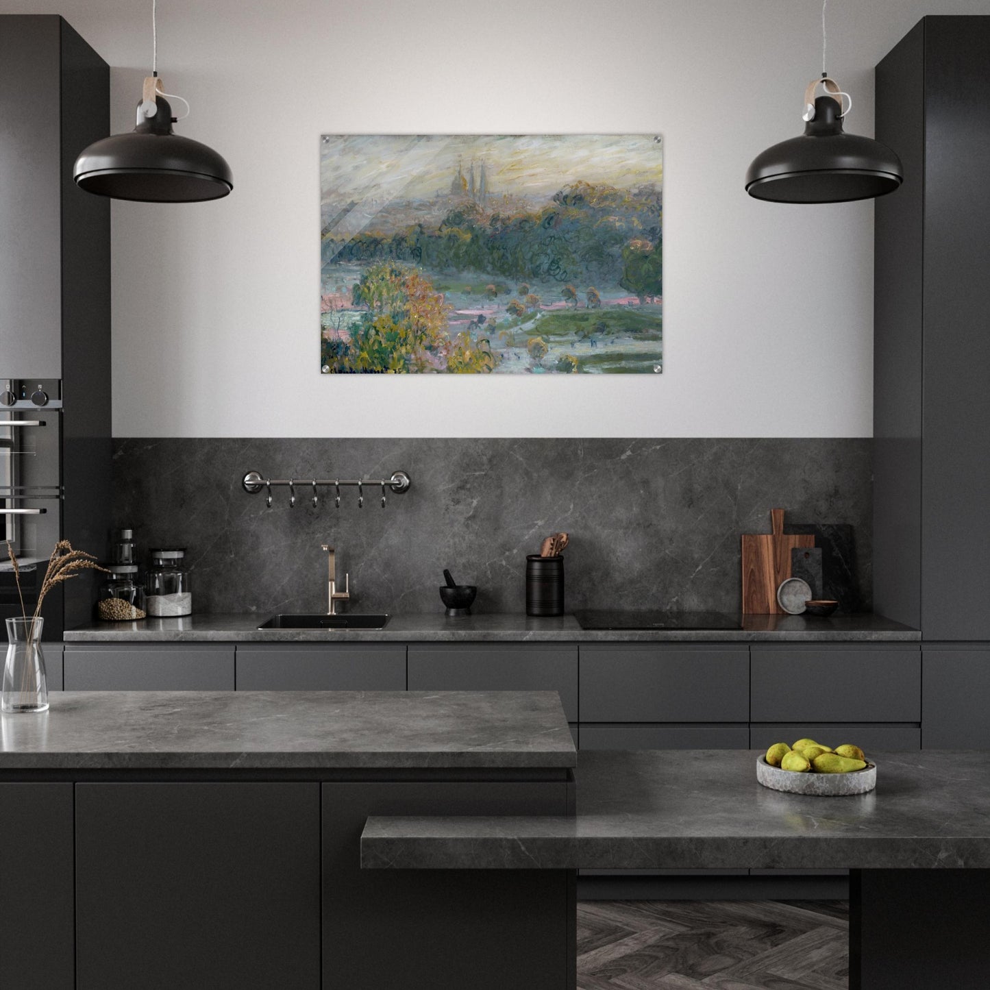 The Tuileries Study - claude monet Acrylic Print - 70x100 cm / 28x40″ inches