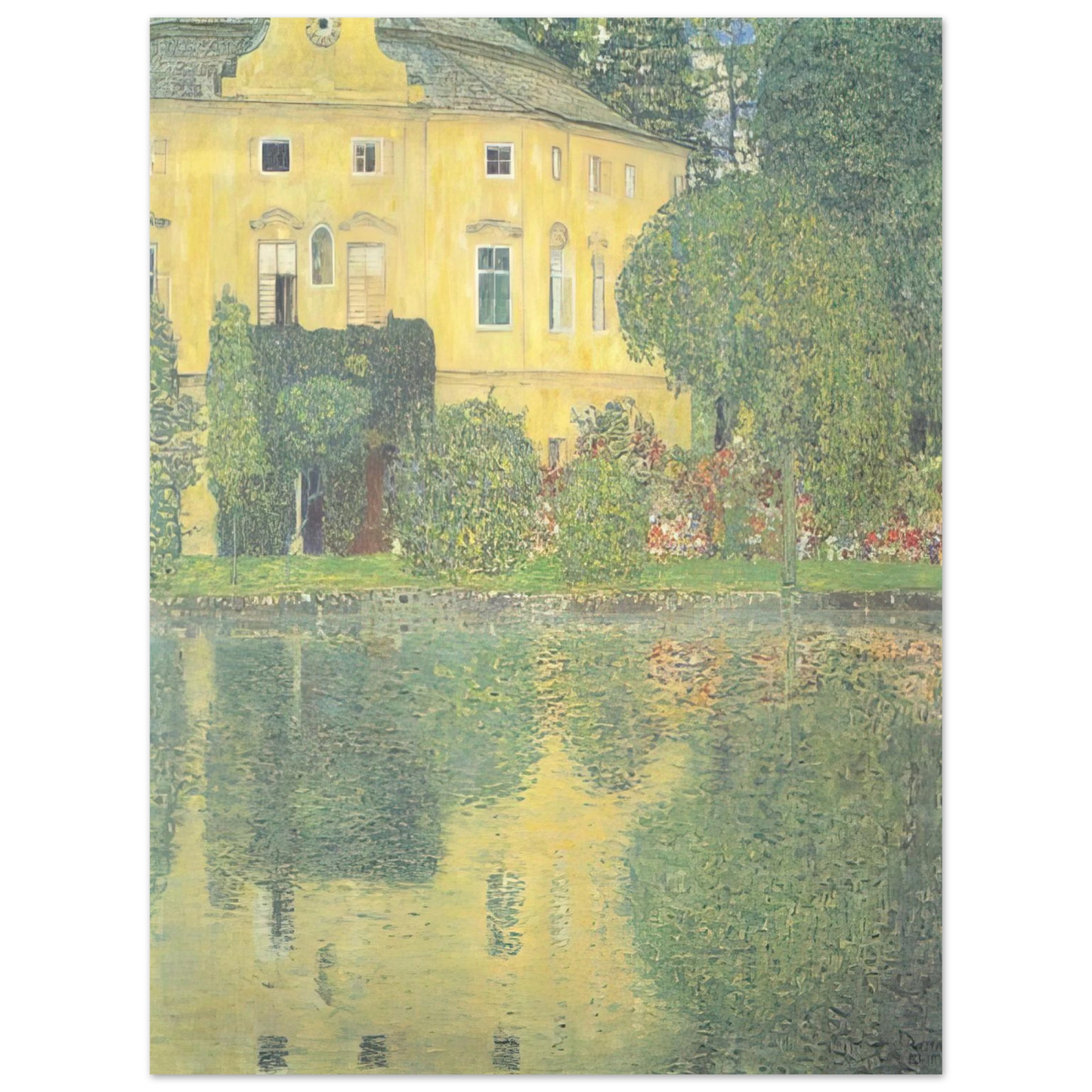 Gustav Klimt - SCHLOSS KAMMER ON THE ATTERSEE IV Fine Art Poster - Default Title