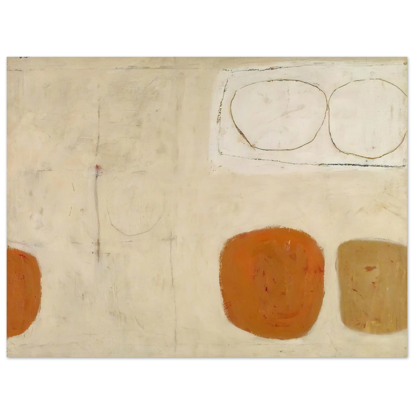 William Scott - Painting - 1959 Fine Art Poster - Default Title