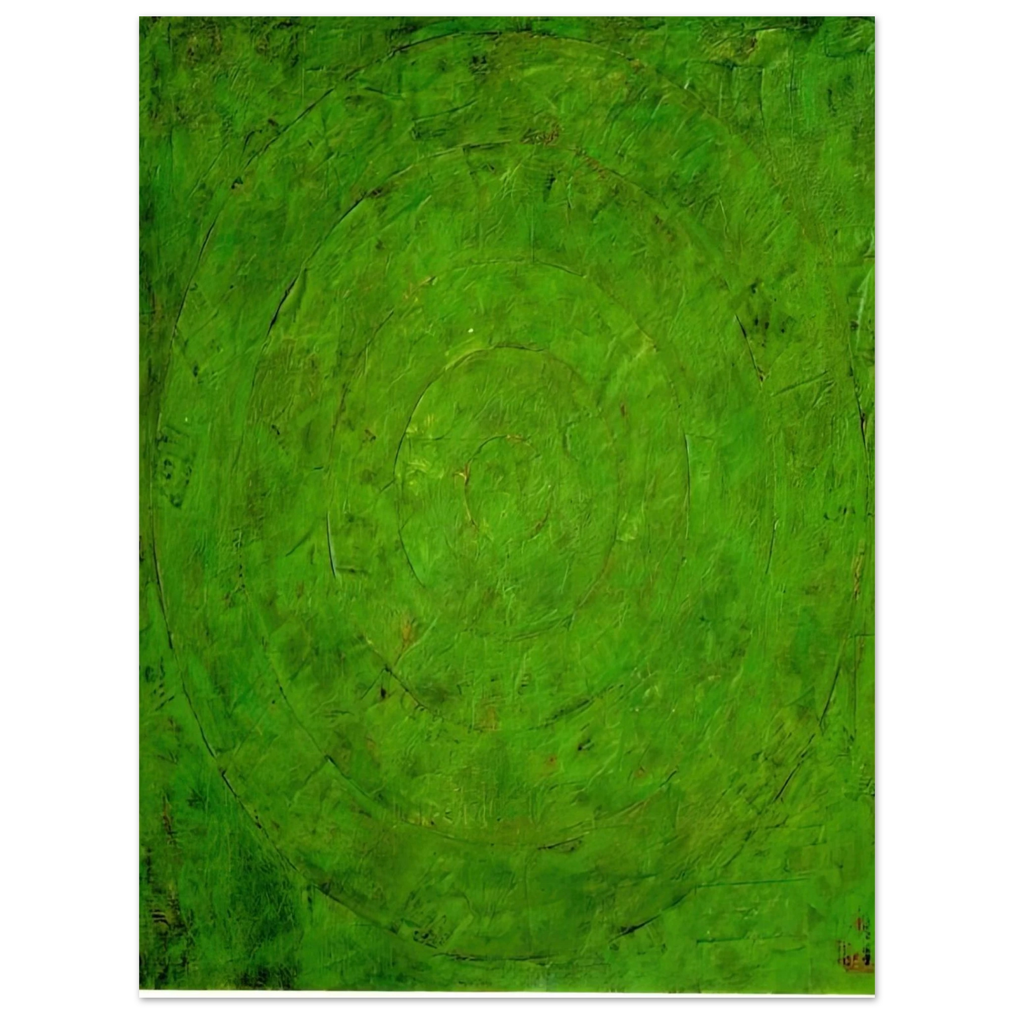 Jasper Johns - GREEN TARGET Fine Art Poster - Default Title