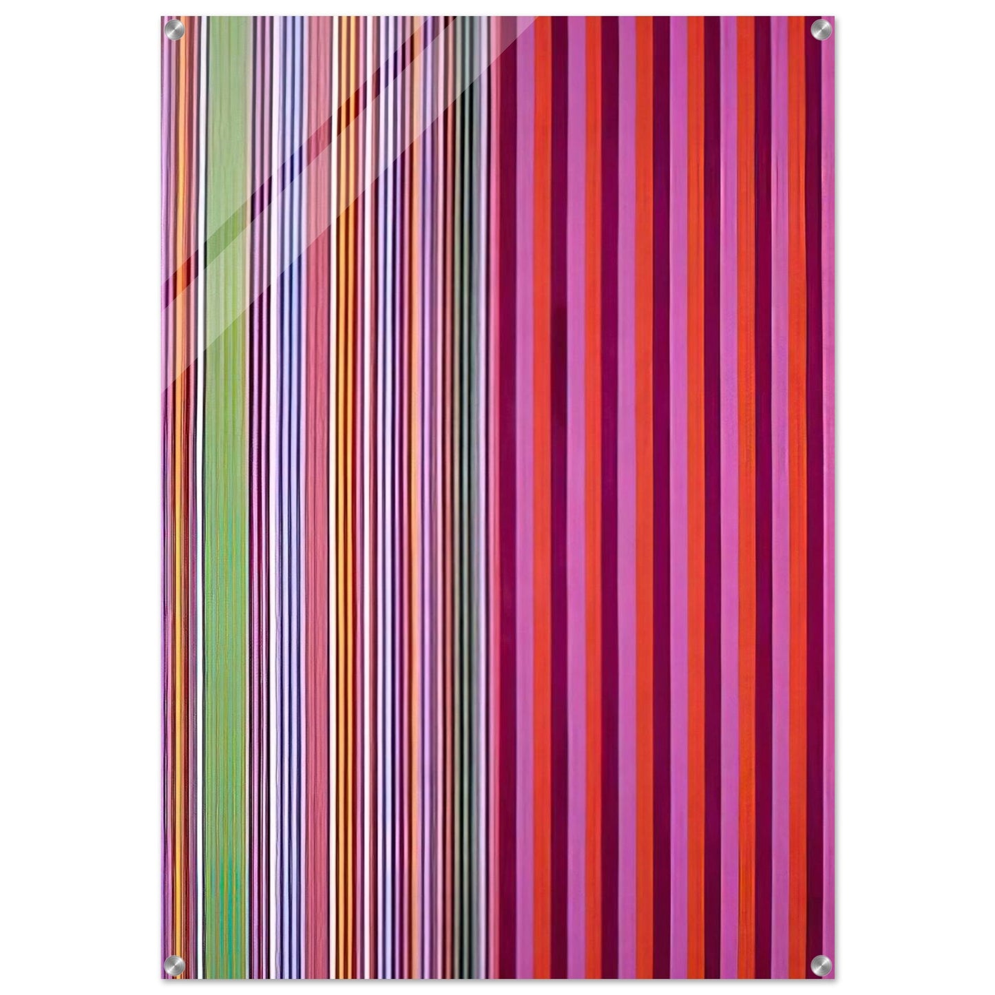 Red Baron - 1966 - Gene Davis Acrylic Print - 70x100 cm / 28x40″ inches | Gene Davis Wall Art | Gene Davis Prints