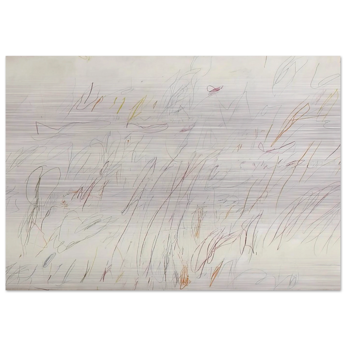 Sunset - Cy Twombly Brushed Aluminum Print - 70x100 cm / 28x40 inches | Cy Twombly Aluminum Print | Cy Twombly Prints