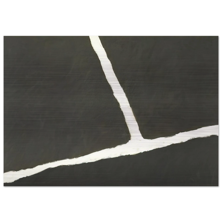 Krijtlijnen HV - 1977 - Ralston Crawford Brushed Aluminum Print - 70x100 cm / 28x40 inches | Ralston Crawford Aluminum Print | Ralston Crawford Prints