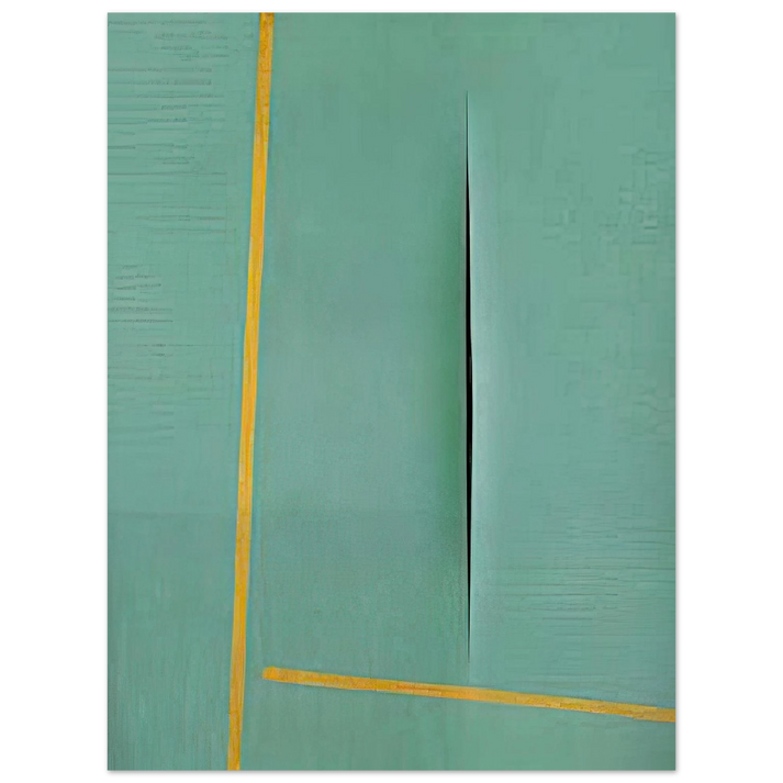 Lucio Fontana - Concept Spatiale - 1964 75x100 cm / 30x40inches Fine Art Poster