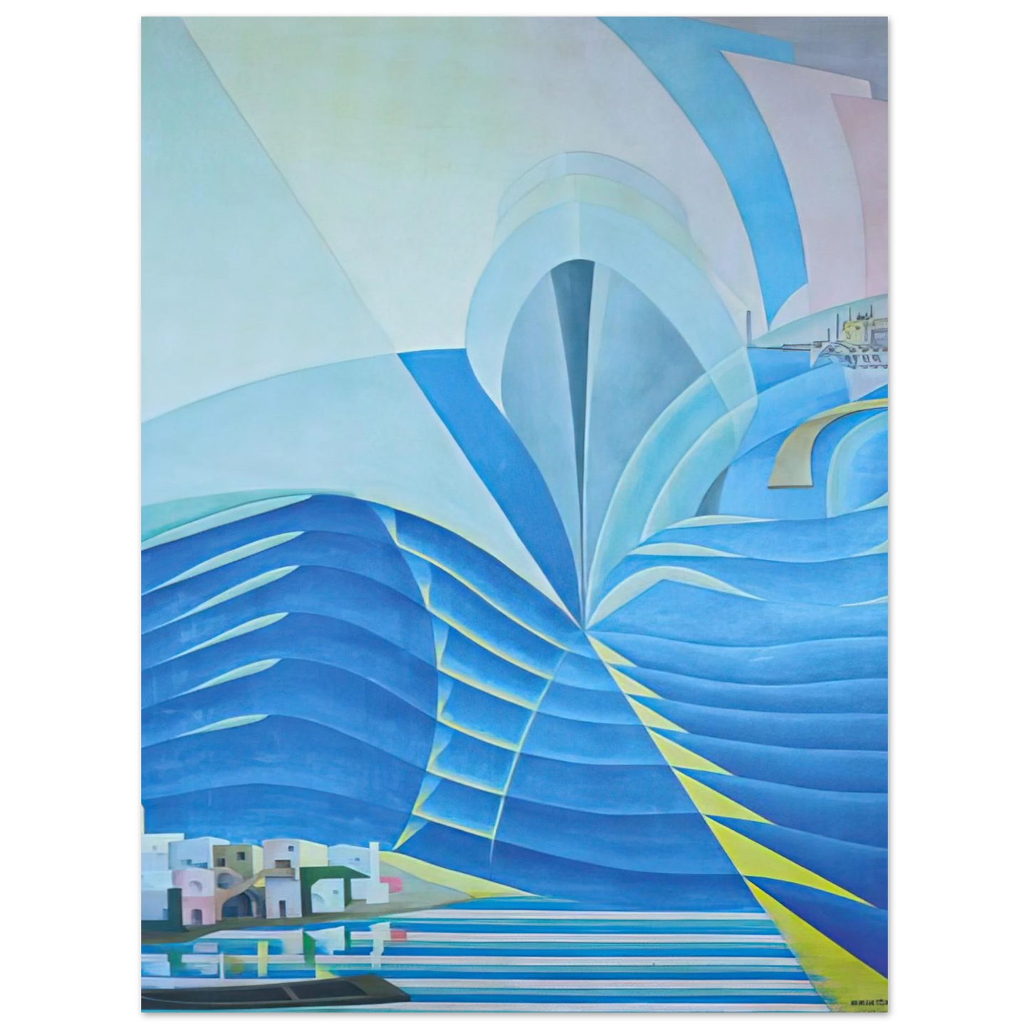 Benedetta Cappa - Synthesis of Marine Communications - 1934 Fine Art Poster - Default Title