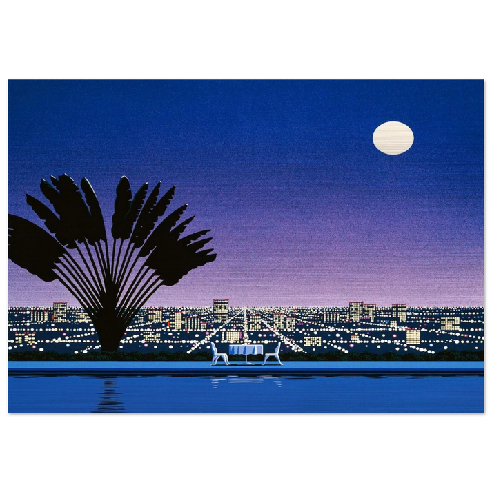 Onra - Nobody Has To Know - Hiroshi Nagai Brushed Aluminum Print - 70x100 cm / 28x40 inches | Hiroshi Nagai Aluminum Print | Hiroshi Nagai Prints