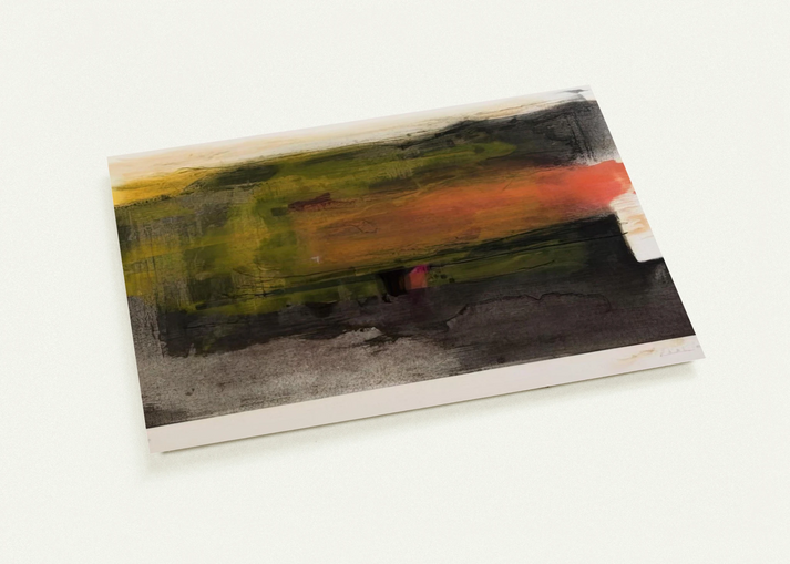 Deep Sun - 1983 By Helen Frankenthaler Pack of 10 Post Cards | Helen Frankenthaler Post Cards | A6 (10.5 x 14.8 cm) - 4.1 x 5.8 inches