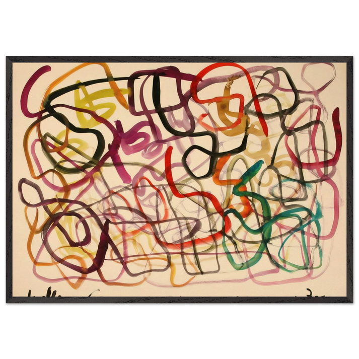 21 Saturday October 17 1964 Fresno - 1964 - William Saroyan 70x100 cm / 28x40 inches Framed Art Print – Black Wooden Frame