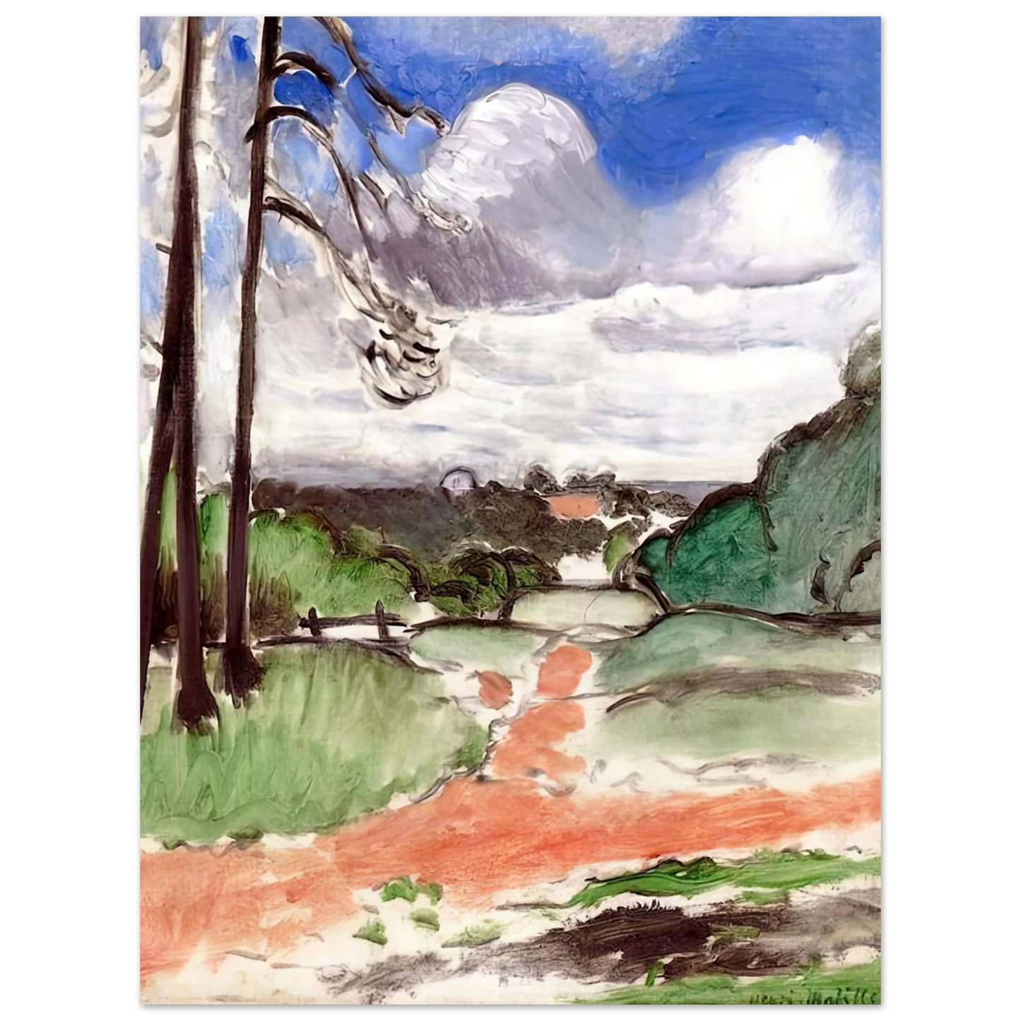 Henri Matisse - CHALAIS MEUDON 1917 Fine Art Poster - Default Title