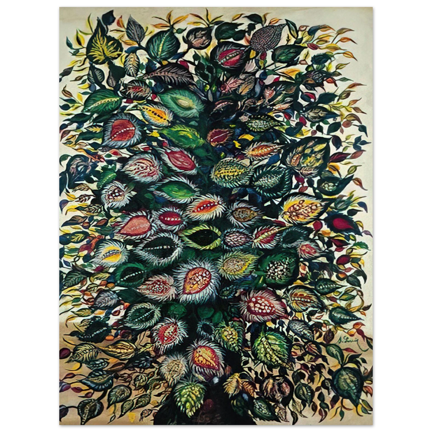 Seraphine Louis - Feuilles - 1929 Fine Art Poster - Default Title