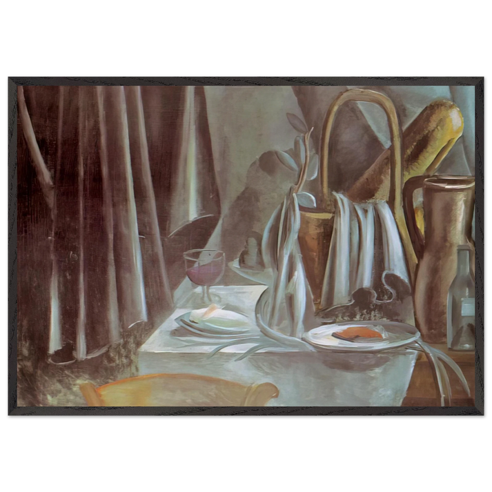 STILL LIFE 1912 N1 - Andre Derain 70x100 cm / 28x40 inches Framed Art Print – Black Wooden Frame