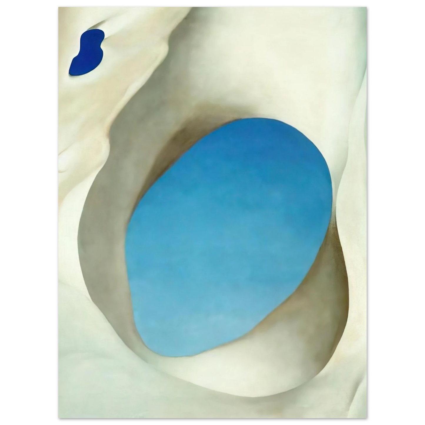 Georgia O'Keeffe - Pelvis III Fine Art Poster - 13x18 cm / 5x7 inches