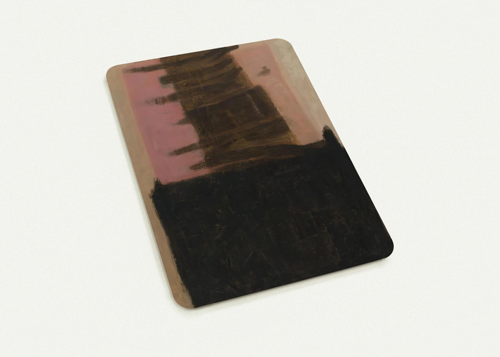 Composition in Black Ochre - 1957 By Adja Yunkers Pack of 10 Post Cards | Adja Yunkers Post Cards | A6 (10.5 x 14.8 cm) - 4.1 x 5.8 inches