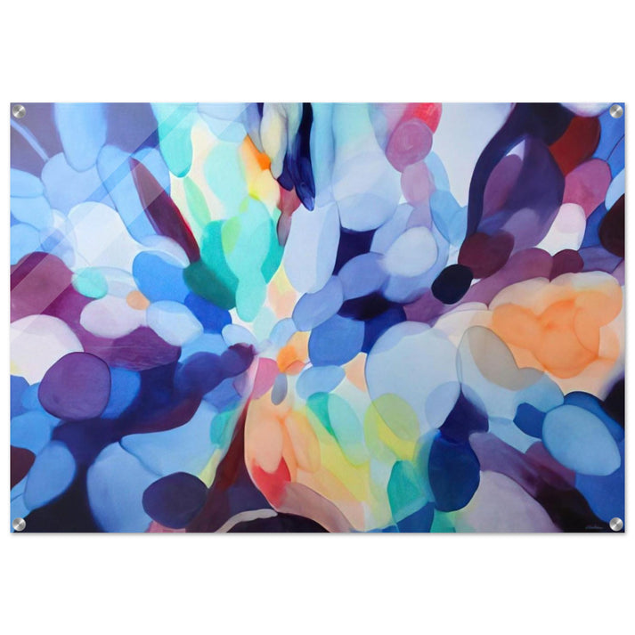 Through Sleep to Orange - Alice Baber Acrylic Print - 70x100 cm / 28x40″ inches