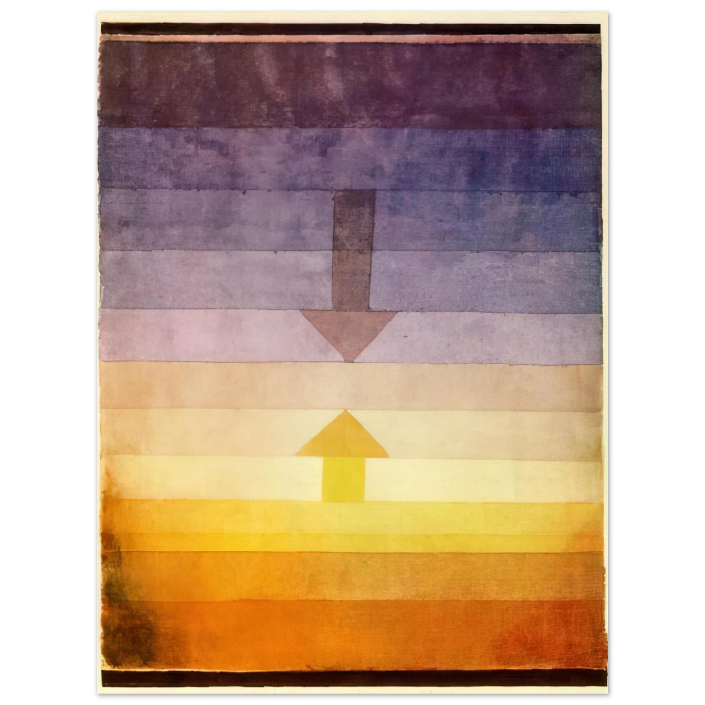 Paul Klee - SEPARATION IN THE EVENING 1922 Fine Art Poster - Default Title