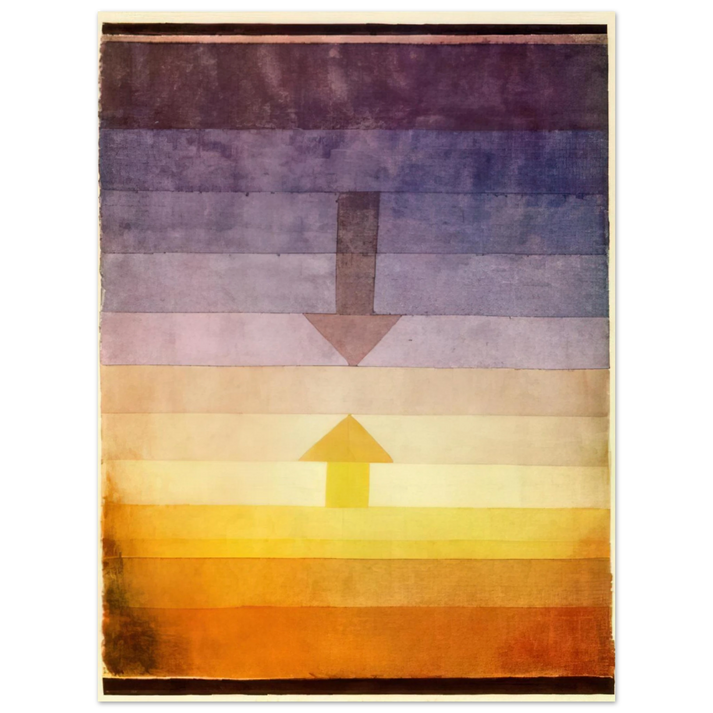 Paul Klee - SEPARATION IN THE EVENING 1922 75x100 cm / 30x40inches Fine Art Poster