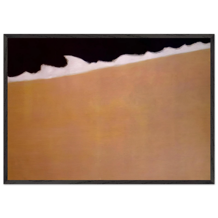 Black Sea - 1959 - Milton Avery 70x100 cm / 28x40 inches Framed Art Print – Black Wooden Frame