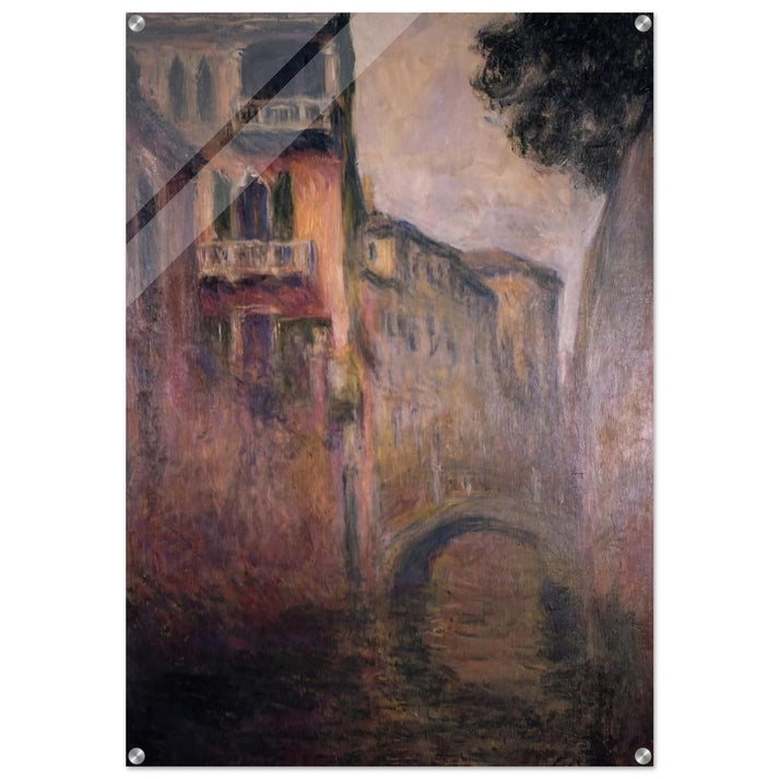 Rio della Salute 02 - claude monet Acrylic Print - 70x100 cm / 28x40″ inches | claude monet Wall Art | claude monet Prints